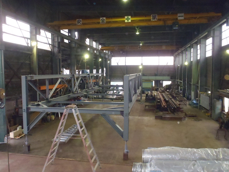 猪又鉄工所 作業現場